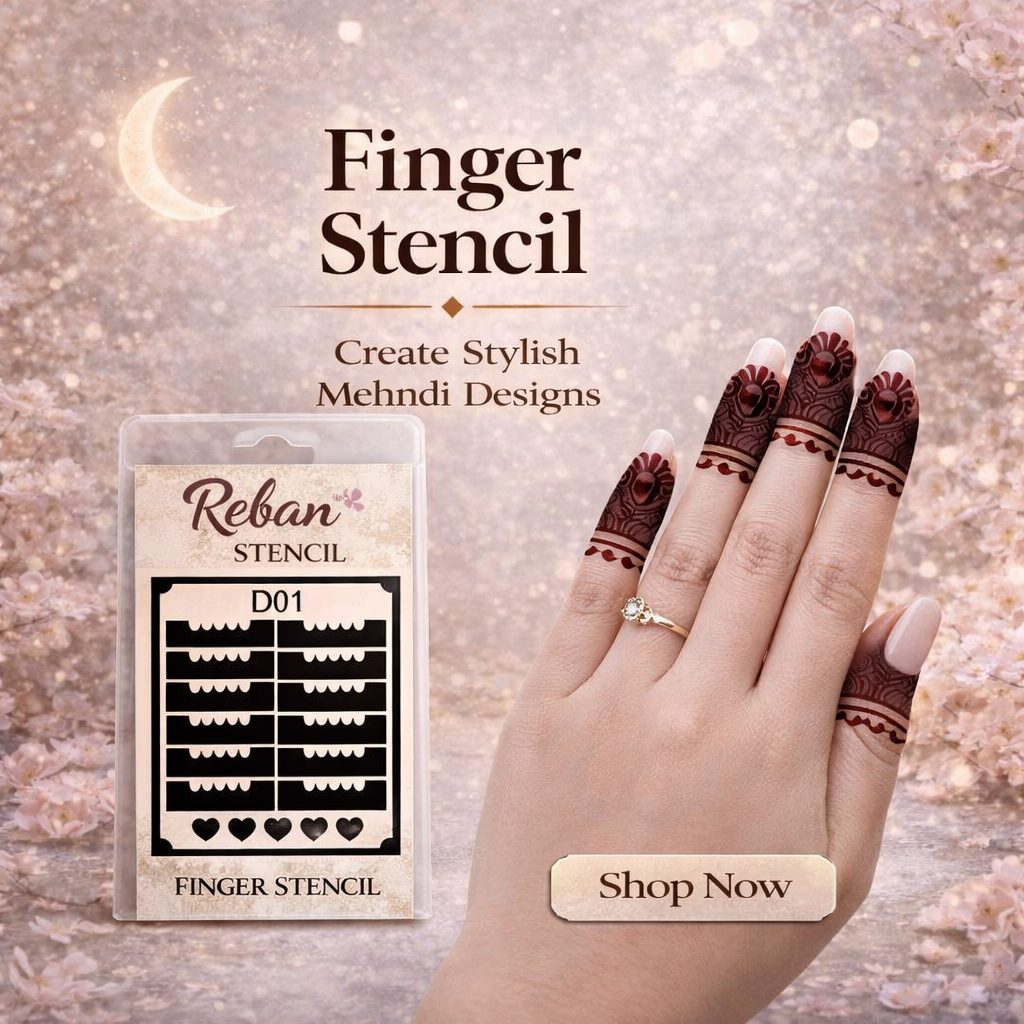 SET D - FINGER STENCIL