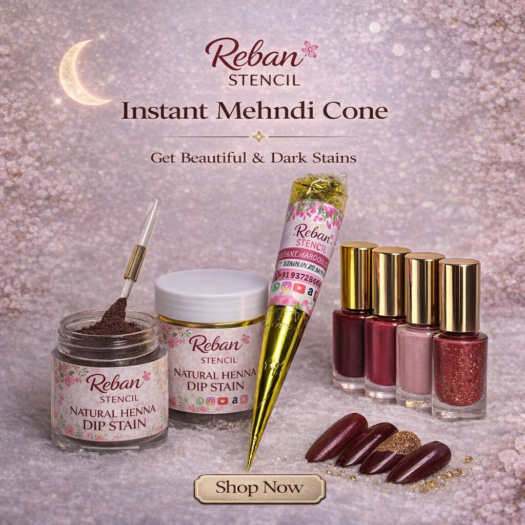 MEHNDI CONE / DIP / NAIL POLISH.