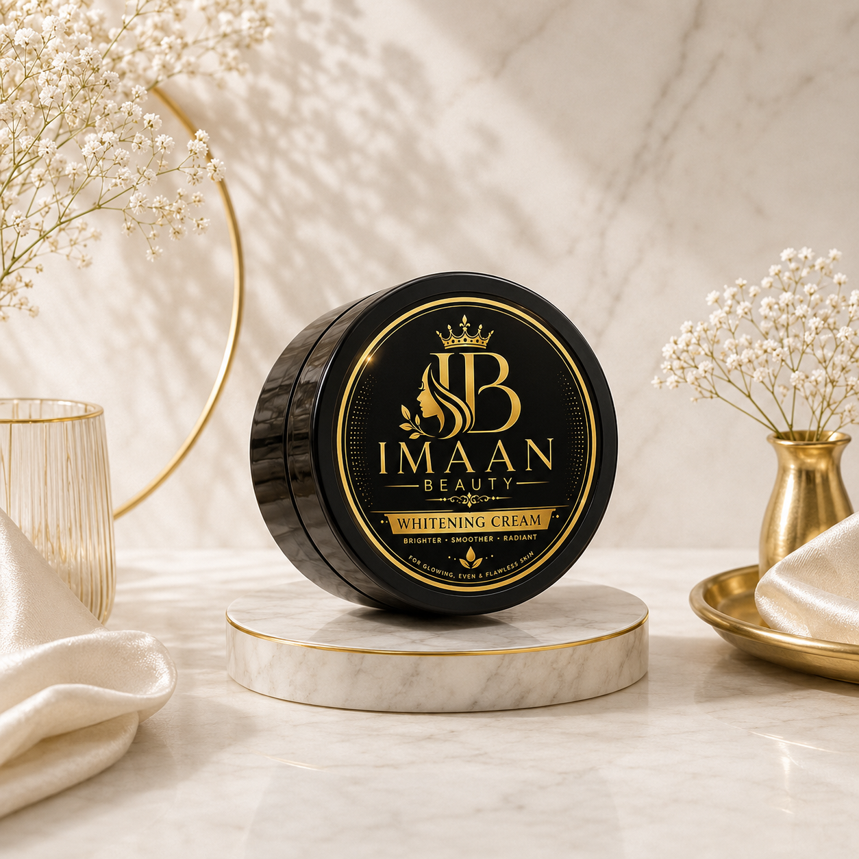 Imaan whitening cream products.