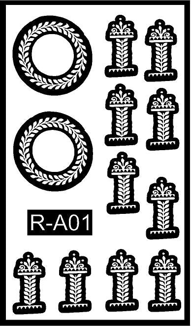 CODE NO. - A01 / MANDALA STENCIL/ REBAN STENCIL.