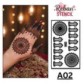 CODE NO. - A02 / MANDALA STENCIL/ REBAN STENCIL.