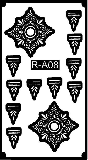 CODE NO. - A08 / MANDALA STENCIL/ REBAN STENCIL.