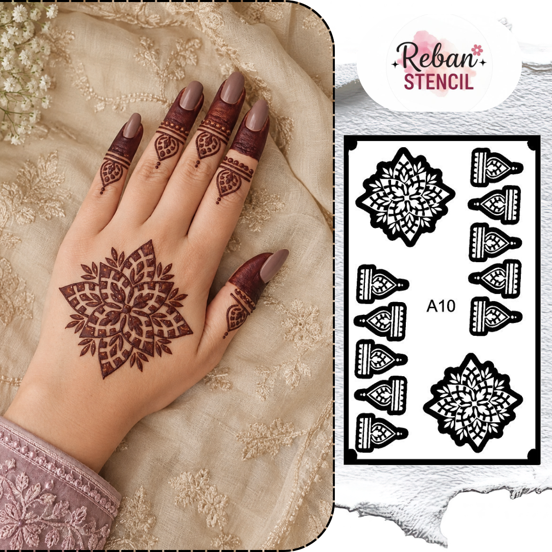 CODE NO. - A10 / MANDALA STENCIL/ REBAN STENCIL.