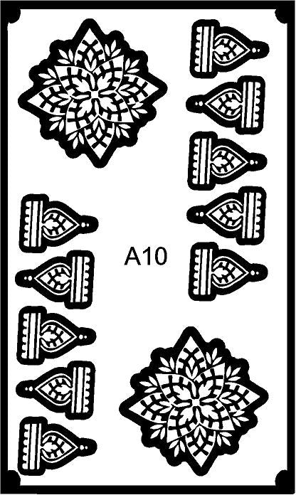 CODE NO. - A10 / MANDALA STENCIL/ REBAN STENCIL.