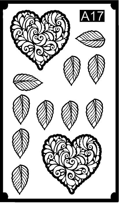 CODE NO. - A17 / MANDALA STENCIL/ REBAN STENCIL.
