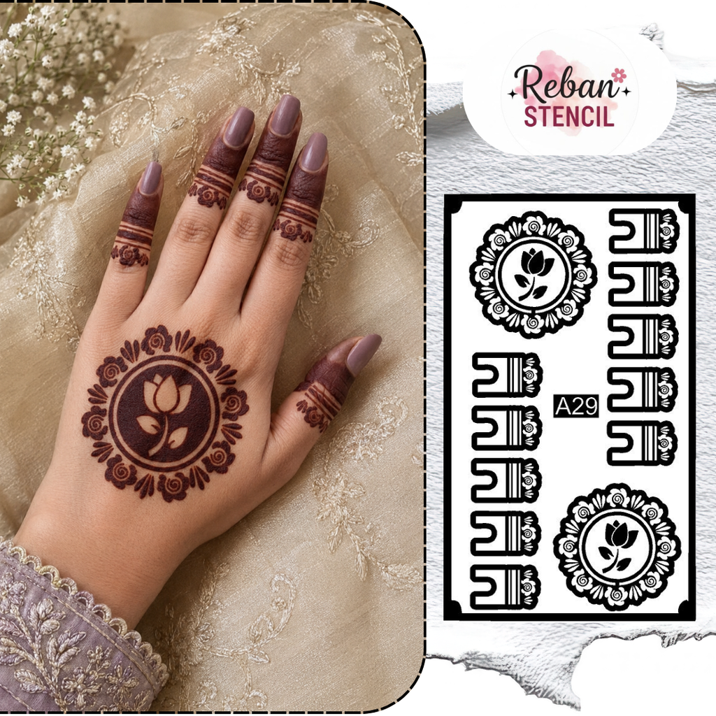 CODE NO. - A30 / MANDALA STENCIL/ REBAN STENCIL.
