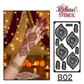 Festive Long Stencil REBANSTENCIL B02