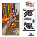 Mehndi Stencil – Easy-to-Use for Perfect Designs REBANSTENCIL B15