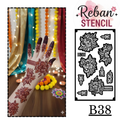 Premium long stencil  REBANSTENCIL B38