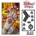 Mehndi Stencil – Easy-to-Use for Perfect Designs REBANSTENCIL B49