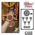 Intricate Mandala Wrist Mehndi Stencil for Professional Body Art