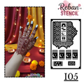 Eid Special Full Hand Mehndi Stencil REBANSTENCIL I05