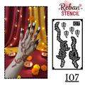 Premium Eid Mehndi Stencil REBANSTENCIL I07