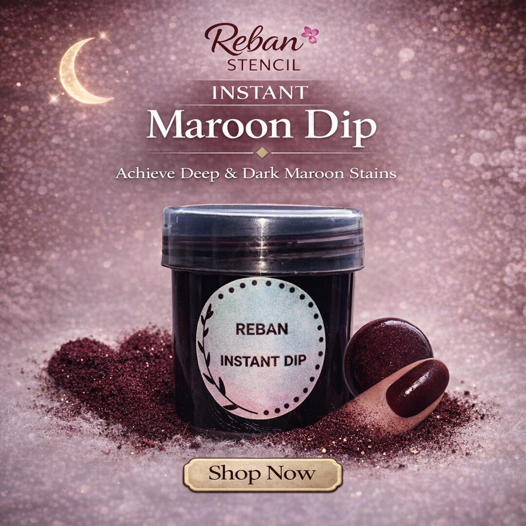 Reban Instant Maroon Mehndi Dip.