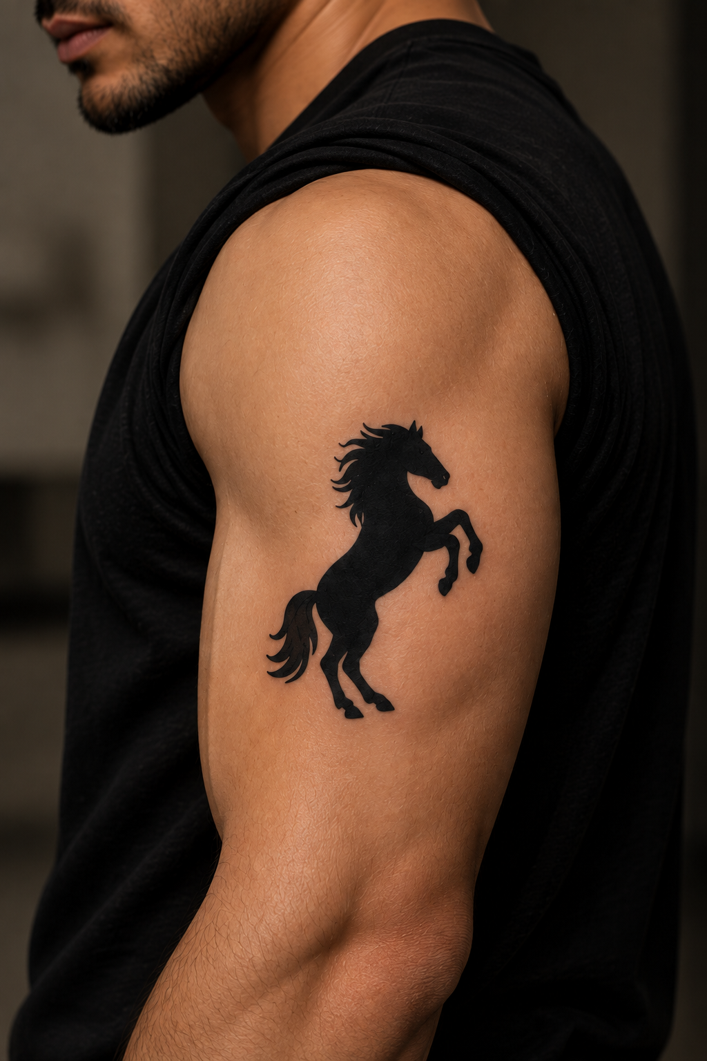 REBAN STENCIL® O-04 Halal Temporary Tattoo Stencil | Stylish Easy-to-Apply Tattoo Design for Men & Women