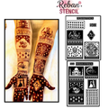 Exclusive Bridal  Hand Stencil for Fine Detailing REBAN STENCIL