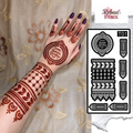T01 – Raksha Bandhan Special Mehndi Stencil | Happy Raksha Bandhan Design