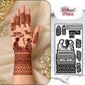 T03 Karwa Chauth Special Mehndi Stencil | Traditional Festive Mehndi Design | Easy Apply Mehndi Sticker        2/2     Do you like this personality?