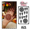 CODE NO. - A21 / MANDALA STENCIL/ REBAN STENCIL.