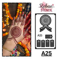 CODE NO. - A25 / MANDALA STENCIL/ REBAN STENCIL.