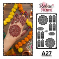 CODE NO. - A27 / MANDALA STENCIL/ REBAN STENCIL.