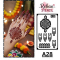 CODE NO. - A28 / MANDALA STENCIL/ REBAN STENCIL.