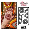 CODE NO. - A24 / MANDALA STENCIL/ REBAN STENCIL.