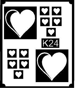 Fun Motif Kids Mehndi Stencil for Playful Styling REBAN STENCIL K24