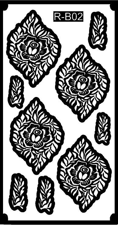 Festive Long Stencil REBANSTENCIL B02