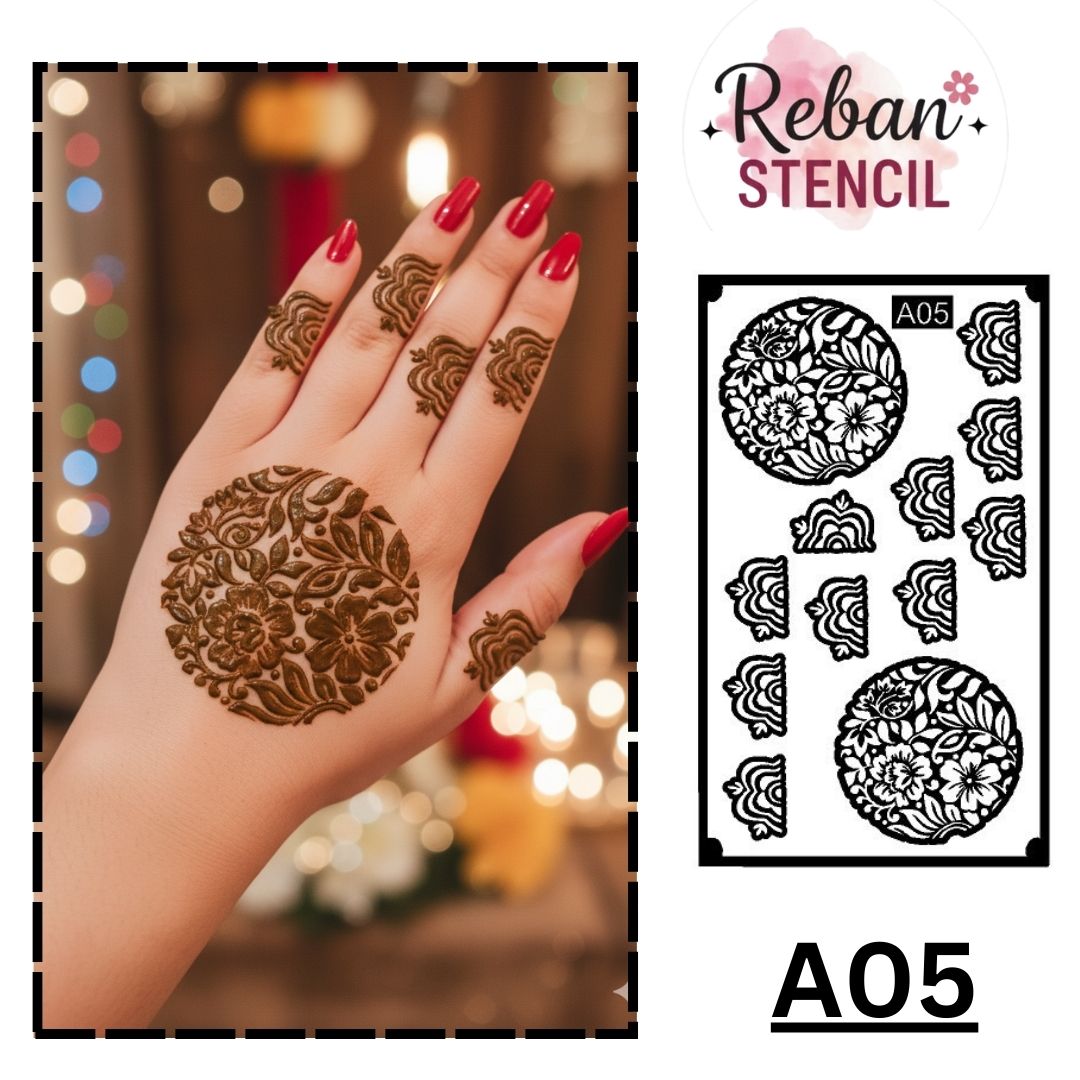 CODE NO. - A05 / MANDALA STENCIL/ REBAN STENCIL.