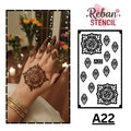 CODE NO. - A22 / MANDALA STENCIL/ REBAN STENCIL.
