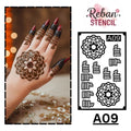 CODE NO. - A09 / MANDALA STENCIL/ REBAN STENCIL.