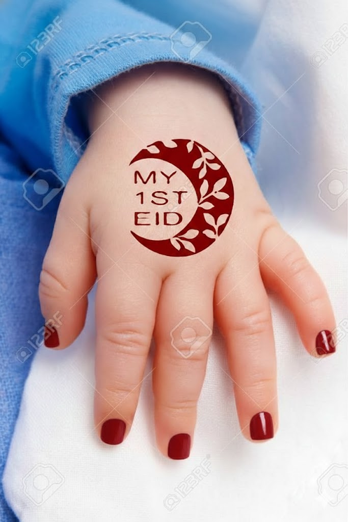 Cute Kids Mehndi Stencil Designs for Fun and Easy Application REBAN STENCIL K01