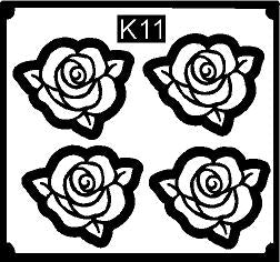 Kids Special Mehndi Stencil for Quick Application REBAN STENCIL K11