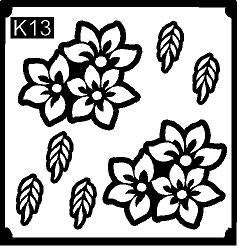 Quick Design Kids Mehndi Stencil for Instant Results REBAN STENCIL K13