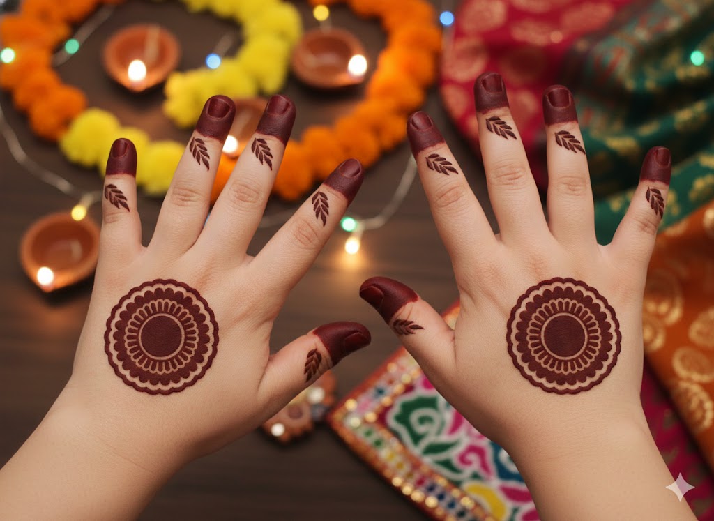 Creative Kids Mehndi Stencil Designs for Small Hands REBAN STENCIL K04