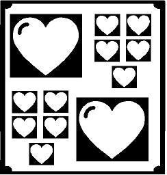 Mini Mehndi Stencil for Kids Small Hand Designs REBAN STENCIL K28