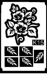 Professional Kids Mehndi Stencil for Neat Results REBAN STENCIL K15
